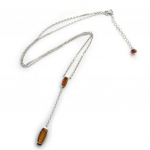 Les Tr&eacute;sors De Lily [N2821] - h&otilde;bedane kaelakee  Inspiration  Amber (roodiumiga kaetud) - 55x6 mm h&otilde;be