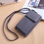 Naiste moe PU-nahast telefoni rahakott, m&uuml;ndikotid, kaardihoidja reguleeritava rihmaga punane