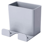 Kleepuv seinakinnituse korraldaja hoiukarp Kaugjuhtimispuldi hoidiku hoiukarp hall