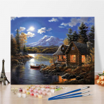 Kunst DIY maalimine numbrite j&auml;rgi Teemantmaal &Otilde;limaal Digitaalne &otilde;limaal Kodukaunistus Numbrid maalimine Hobid 40x50cm no frame