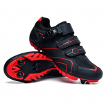 Jalgrattajalatsid Meeste tossud Naiste Maastikurattajalatsid M&auml;ginahast S&uuml;siniklukk Maanteev&otilde;idujalgratas V&auml;lisport Sportlik Hingav 43 must/punane