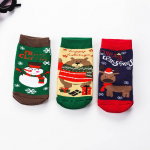 3paar/partii Puuvill Kevad Talv S&uuml;gis Beebi T&uuml;drukud Poisid Lapsed Sokid Lapsed Triibuline Terry Lumehelves P&otilde;der J&otilde;uluvana J&otilde;ulukaru S