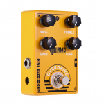 Dolamo D-8 Overdrive kitarriefekti pedaal bassi k&otilde;rgete helitugevuse reguleerimise ja t&otilde;elise m&ouml;&ouml;daviiguga kollane