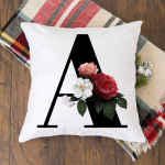 Lilletr&uuml;kiga padjap&uuml;&uuml;r Inglise t&auml;hestikuga padjap&uuml;&uuml;r diivanile Kodusisustus Moodne padjap&uuml;&uuml;r Lastepidu 45x45cm 450mm*450mm