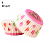 100 tk. DIY koomiksimustriga muffinitass, paberist kaunistus&uuml;mbris koogivooder K&uuml;psetusn&otilde;ud 3