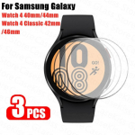 3 tk karastatud klaasist kile Samsung Galaxy Watch 6 Pro jaoks 45 mm Galaxy Watch 6 Classic 43 mm 47 mm HD l&auml;bipaistev t&auml;isekraani kaitsekile Galaxy Watch4 40mm puhas