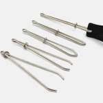 5 TK DIY r&otilde;ivaklambrid &Otilde;mblust&ouml;&ouml;riistad Elastne lint teip ristpistes praktiline kulumisklamber elastne klamber 5pcs