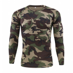 POR Spordir&otilde;ivad Meeste pikkade varrukatega vest Jooga Fitness Camo Treening Top Suurus S-XXXL S