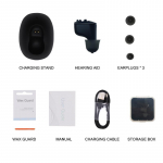 Kuuldeaparaadid kurtuse jaoks Laetav heliv&otilde;imendi Juhtmeta k&otilde;rvaklapid K&otilde;rvad Esmaabivahendid USB-seade Audifono must