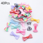 40tk 30*15mm Grosgrain lint kikilips aplikatsioonid scrapbooking isetegemine plaastrite &otilde;mblemine kodukaunistamise tarvikud dekoratiivtarvikud mitmev&auml;rviline