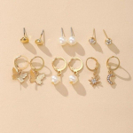 17 km 9 paari/komplekt Armsate kirssk&otilde;rvar&otilde;ngaste komplekt naistele Kuldkaart Maod Loomad Rippuvad K&otilde;rvar&otilde;ngad Lukk Liblikad K&otilde;rvar&otilde;ngad 2021 Ehted