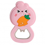 Roostevabast terasest purgiavaja 2-&uuml;hes T&ouml;&ouml;d s&auml;&auml;stev loomakujuline konserviavaja k&uuml;lmkapimagnetiga k&ouml;&ouml;gitarbed roosa