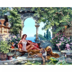 5D DIY teemanttikandid Seksikas t&uuml;druk ja Leopard t&auml;is&uuml;mmargune teemantmaal ristpistes kivikivi Full Round 20x30CM