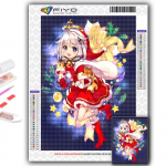 5D Teemantmaal J&otilde;ulupuu J&otilde;uluvana Lumememm DIY Teemanttikand Strass Kodu Kaunistus Full Round 20X30CM