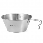 TOMSHOO roostevabast terasest Sierra Cup 200 ml/500 ml m&otilde;&otilde;tetassi kauss v&auml;lik&auml;mpimiseks seljakotiga 200ml