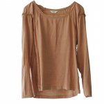 Johnature naiste vintage T-s&auml;rgid &Uuml;hev&auml;rvilised pikkade varrukatega T-s&auml;rgid S&uuml;gispehmed Naiste vabaaja T-s&auml;rgid One Size kohv