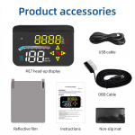 Autoelektroonika tarvikud k&otilde;ikidele autodele Auto HUD spidomeeter Mini M17 OBD GPS Head Up Display esiklaasi projektor