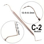 1 tk hambaravi periodontaalne sond koos skaalariga Dental Explorer Instrument Tool Dentist Endodontic Tool roostevabast terasest CPI sond 1 piece C2-high