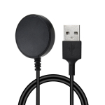 Fonken kellalaadija Samsung Galaxy Watch 3/4/5/5 Pro 45 mm USB laadimiskaabel Samsung Galaxy Watch 4 klassikalise USB laadija jaoks must