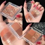 DIKALU 3-v&auml;rviline lauv&auml;rv Mashed Potato Earth Color Pearlescent kaasaskantav lauv&auml;rvipalett