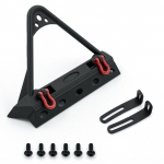 Alumiiniumisulamist esikaitseraua, mis &uuml;hildub 1/10 TRX4 Axial SCX10 90046 SCX10 III AXI03007 AXI03003-ga must