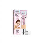 EELHOE CC+ Cream Illumination SPF 50 Full Cover Medium or Light Hide Blemish Corrector face Skin Makeup 30ml Medium skin color 30ml