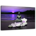 L&otilde;uenditr&uuml;kk Buddha Purple Zen Stone 60x40 lilla