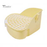 Praktiline stabiilne sileda pinnaga hamstrivannituba v&auml;ikese lemmiklooma hamstri j&auml;nese puuri tualett lemmikloomatarbed kollane