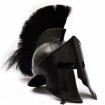 Must kuningas Leonidas Spartan Helmet 300 film T&auml;ielikult funktsionaalne keskaegne kiiver Great Spartan Warrior Helmet Kantava kiivri koopia