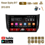 Androidi autoraadio Nissan Sylphy B17 Sentra 2012-2018 multimeediumipleierile DVD k&otilde;larid peakomplekti heli WIFI 1+16 GB