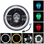 7-tolline &uuml;mmargune LED pealuu esituli, kaugel l&auml;hedal valgus DRL koos suunatulega ingli silmadega 1 piece