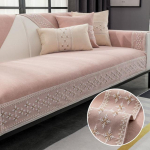 Puuvillane linane diivanikate Kvaliteetne libisemisvastane diivanipadi Diivanir&auml;tik Kodu Elutoa Diivan T&auml;iskate saadaval Four Seasons 45x45 Pillowcase1