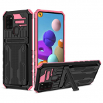 Samsung Galaxy A31 A51 &uuml;mbrise jaoks. Luksuslik raskeveokite kickstand kaardipesa soomus&uuml;mbris Galaxy A10s A20s A21s tagakaas For Galaxy A10S roosa