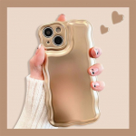 Ins Korea matt 3d &otilde;hkpadjaga kaetud metallist pehmest silikoonist telefoni&uuml;mbris iPhone'i jaoks 14 13 7 8 11 12 pluss X Xs Xr Max Pro Se 2 kate for iphone XS MAX kuld