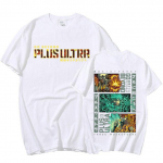 Anime My Hero Academia T-s&auml;rk Todoroki Shoto Bakugou Katsuki Midoriya Izuku Deku T-s&auml;rgid Suvised l&uuml;hikeste varrukatega Suured T-s&auml;rgid Topid XXXL valge