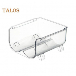 Mitmeotstarbeline veinipudeliriiul Korralikult virnastatav moodne veinikapp selge hoiuhoidik k&ouml;&ouml;gi jaoks Dual Layer