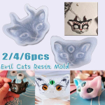 Kassipea silikoonpintsel &scaron;okolaadiseebikook, vaha-želee k&uuml;&uuml;nlavorm, UV epoks&uuml;vaik-pol&uuml;meer pehme hallitus-kassipea silikoonvorm 2PCS/1SET puhas