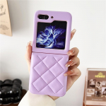 Moodne nahast riidest telefoni&uuml;mbris Samsung Galaxy Z Flip 5 Z Flip 4 Z flip 3 5G S23 Ultra S22 Plus p&otilde;rutuskindel t&auml;ielik kaitsekate p&otilde;rkeraud Coque Samsung Z flip 3 roosa