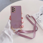 Redmi Note 12s pinnakattega silikoonist TPU &uuml;mbris jaoks Xiaomi Redmi Note 12 Pro Plus Turbo Note12 12T 11T Pro 11s Crossbody kaelakee n&ouml;&ouml;ripael, pehme kate redmi note 12 4g lilla