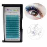 0,07 v&auml;rvilised ripsmed lahtised rohelised kunstlikud naaritsa juuksed 15-20 mm pehme kunstripsmepikendus C