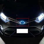 Auto m&auml;rgituli T/oyota 5D logovalgusti T/oyota pagasiruumi kleebise LED-v&otilde;revalgusti jaoks T/oyota Corolla Avalon Prado ALPHARD VELLFIRE jaoks 10cm x6.8cm valge