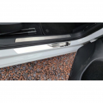 GOLF 6 7 7,5 8 GTI R-line Jetta Polo T-ROC Tiguan Touran CC Passat B6 B7 Ultra Thin R logoga uksel&auml;veplaadi kulumiskate Mirror R Logo 4pcs