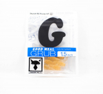 Jackall Soft Lure Good Meal Grub 1,5 tolli Glow Crash Clear krill (7543)