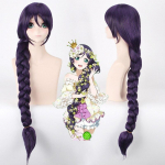 100 cm LoveLive!  Love Live Cosplay Parukad Nozomi Tojo Lillad Pikad Patsid S&uuml;nteetilised Juuksed T&auml;iskasvanute Cosplay Kost&uuml;&uuml;m Parukas 100CM lilla