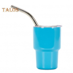 60 ml roostevabast terasest tass &otilde;lgede ja kaanega roostevastane mitmek&uuml;lgne minimalistlik roostevastane veetass kokteilimahlade jaoks kollane