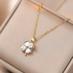 Ristiku ripatsiga kaelakee naistele 2023. aasta uus mood kullav&auml;rvi roostevabast terasest kett, ehted pulmapeo aksessuaarid