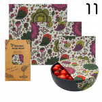 3 tk Korduvkasutatav &uuml;mbris S&auml;&auml;stev orgaaniline puu- ja juurvilja-juustu toidupaber BPA- ja plastivaba mesilasvahata toidukile