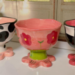 Ins Style k&auml;sitsi valmistatud ebaregulaarne kruus k&auml;sitsi maalitud lilled keraamiline kruus hommikus&ouml;&ouml;gitass kohvitass Armsad teetassid