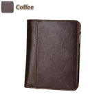 Ehtsast nahast veisenahast meeste rahakott m&uuml;nditasku ja kaardihoidjaga &otilde;hukesed rahakotid meestele retro stiilis vaba aja veetmise stiilis rahakott kohv