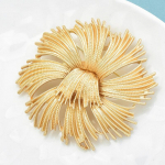 Blucome suured ilusad lillelised prossid naistele Unisex T&auml;ielikult sobivad s&auml;ravad lilled Taimed Peokontor Prossin&otilde;elad Kingitused kuld